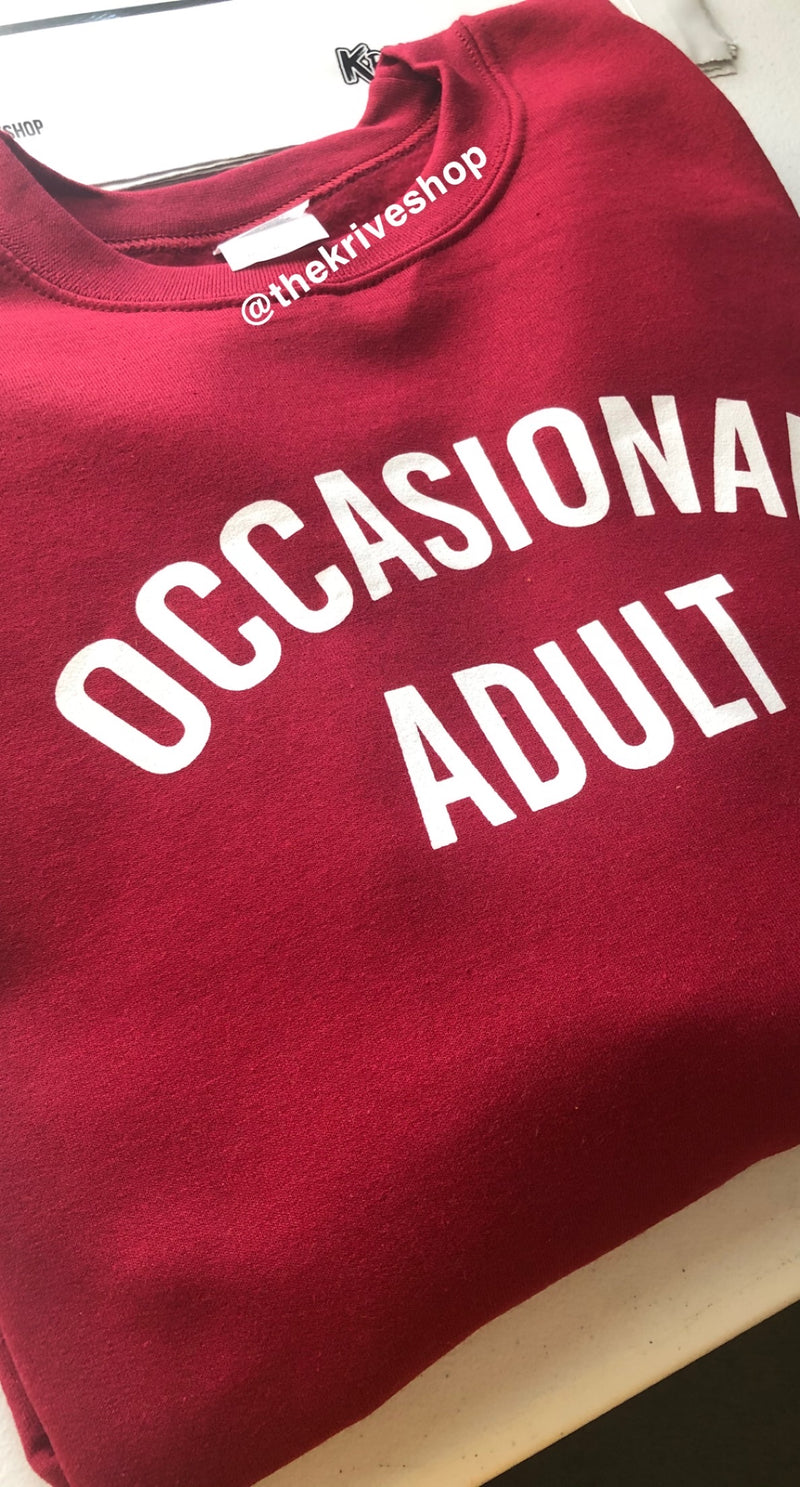 Occasional Adult Sweatshirt